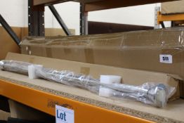 Ten boxed as new HododouSpring Tension Shower Rods (Adjustable 115-210cm).