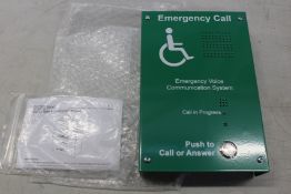 Ten handsfree emergency call outstations (EVC302GF, some have some minor damage).