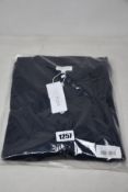 Three as new Sirplus navy organic cotton long sleeve polo shirts (All M - RRP £95 each).
