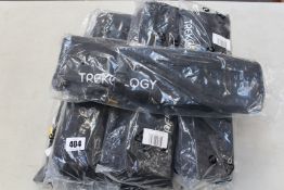 Seven as new Trekology Trek2 collapsible poles lightweight aluminium foam grip walking sticks.