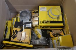 A quantity of ProX racing parts to include; A 01.7398.B piston kit, a 16.CPS62008 clutch plate