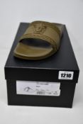 A pair of as new Versace slides (IT 44 - RRP £240).
