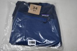 A pair of men's as new Patagonia Point Peak trail pants (34/31 - RRP £130).