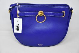 An as new Mulberry Brockwell bag in blue (RRP £438).