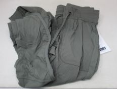 Two pairs of as new LuluLemon Beyond The Studio joggers (Sizes 2, 4 - RRP £98 each).