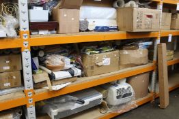 A miscellaneous quantity of household and related items to include soft furnishings, an air