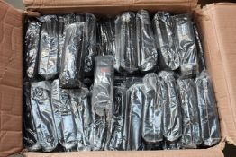 A large quantity of DMoose fitness lifting straps.