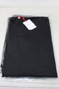 Three men's as new Derek Rose London black long sleeve T-shirts (1 x XL, 2 x XXL - RRP £100 each).
