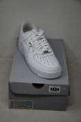 A pair of women's as new Nike Air Force 1 '07 (UK 7.5).