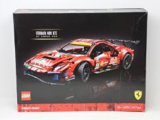A boxed as new Lego Technic Ferrari 488 GTE (42125).