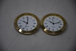 Fifty two Hicarer 2-1/8 Inch (55mm) quartz clock fit-up/insert, fit diameter 1.97 Inch (50mm)