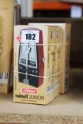 One Wittner Taktell Classic and two Wittner Taktell Junior Metronomes, all boxed as new.