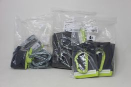 Five as new Edelrid HMS strike sliders, VPE5 Slate, five as new Edelrid Bulletproof straight VPE5