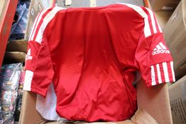 Twenty as new Adidas Squad 21 jersey tops (All M).