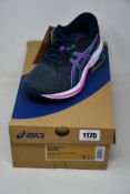 A pair of women's as new Asics GT-1000 10 trainers (UK 5).
