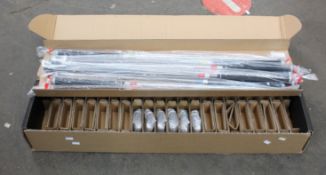 Six Callaway Big Bertha B21 Irons (All RH 7's) and eight shafts - RCH 65/45 and KBS MAX CT80, all as