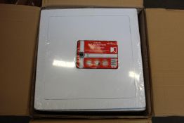 A quantity of Proxinova PVC access panels (Approximately 20, 300x300mm).