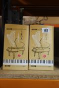 Five boxed as new Wittner #855131 Plastic Pyramid Metronomes with bells (Walnut finish).