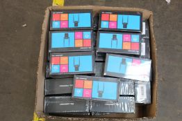 Thirty five boxed Comfast wi-fi extenders.