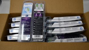Twenty Philips Sonicare Diamond Clear standard replacement brush heads.