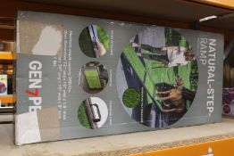 A boxed as new GEN7PETS Natural-Step Ramp.