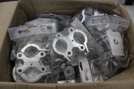 Twenty four as new Global Truss Clamp Swivel Couplers 8231.