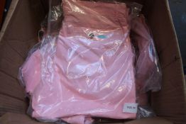 Sixteen pairs of men's as new Reef Knot salmon pink organic cotton shorts (Sizes 32, 34 - RRP £38