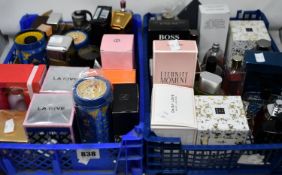 A quantity of assorted as new/part used perfum/eau de toilettes to include Chanel, Calvin Klein,