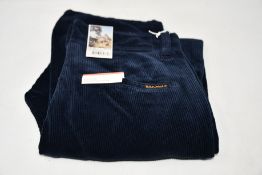 A pair of as new Nude Jeans Co. Lazy Leo navy cords (W31/L30 - RRP £135).