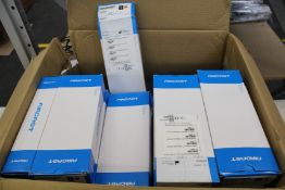 Thirty as new Aircast ankle braces (Size: Medium, majority of braces are for right feet).