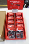 Thirty as new Milwaukee PZ2 25-piece shockwave screwdriver bits (25mm).