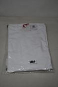Three men's as new Derek Rose London white long sleeve T-shirts (S - RRP £100 each).