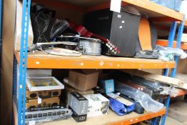 A quantity of miscellaneous music related items to include a pre-owned Rode NT1-A Studio Condenser