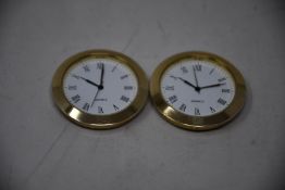 Fifty two Hicarer 2-1/8 Inch (55mm) quartz clock fit-up/insert, fit diameter 1.97 Inch (50mm)