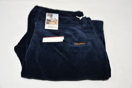 A pair of as new Nude Jeans Co. Lazy Leo navy cords (W30/L32 - RRP £135).