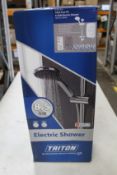 Two as new Triton 8.5 kw electric showers.