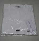 Six as new Cotton Citizen standard V neck T-shirts (1 x , 2 x S, 1 M, 2 x L - RRP £35 each).