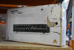 A Behringer S16 I/O box (Some damage to packaging).