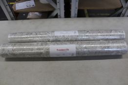 Two rolls of Brunschwig and fils Les Pivoines print fabric wallpaper (10.5m x 91.5cm).