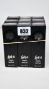 Nine as new Kat Von D Lock It foundations, Deep 85 Warm, Deep 87 Neutral (30ml).