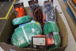 A quantity of Treehog climbing safety equipment.