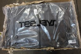 Ten as new Tee Jays Active fleece jackets in dark grey (All XL - RRP £25 each).