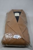 An as new Bouguessa Osa long coat in light camel (No size).