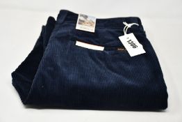 A pair of as new Nude Jeans Co. Lazy Leo navy cords (W30/L30 - RRP £135).