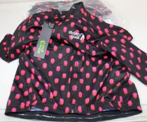 Four as new men's Stolen Goat Noizey Bodyline short sleeve cycling jerseys (3 x L, 1 x XXL).