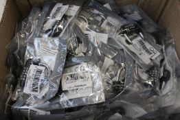 A box of Trixes black letter padlocks.