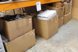 A large quantity of miscellaneous items to include hardware, toiletries, toddler/child's clothing