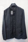 A men's as new John Varvatos jacket in black (Size 50 - RRP £1048).