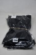 Three men's as new Derek Rose London black long sleeve T-shirts (XL - RRP £100 each).