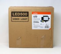 A boxed as new LED Video Light (LED500W White version) (Box opened).
